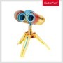 Joc Educativ STEM National Geographic puzzle 3D Binoclu 49 piese si brosura in romana